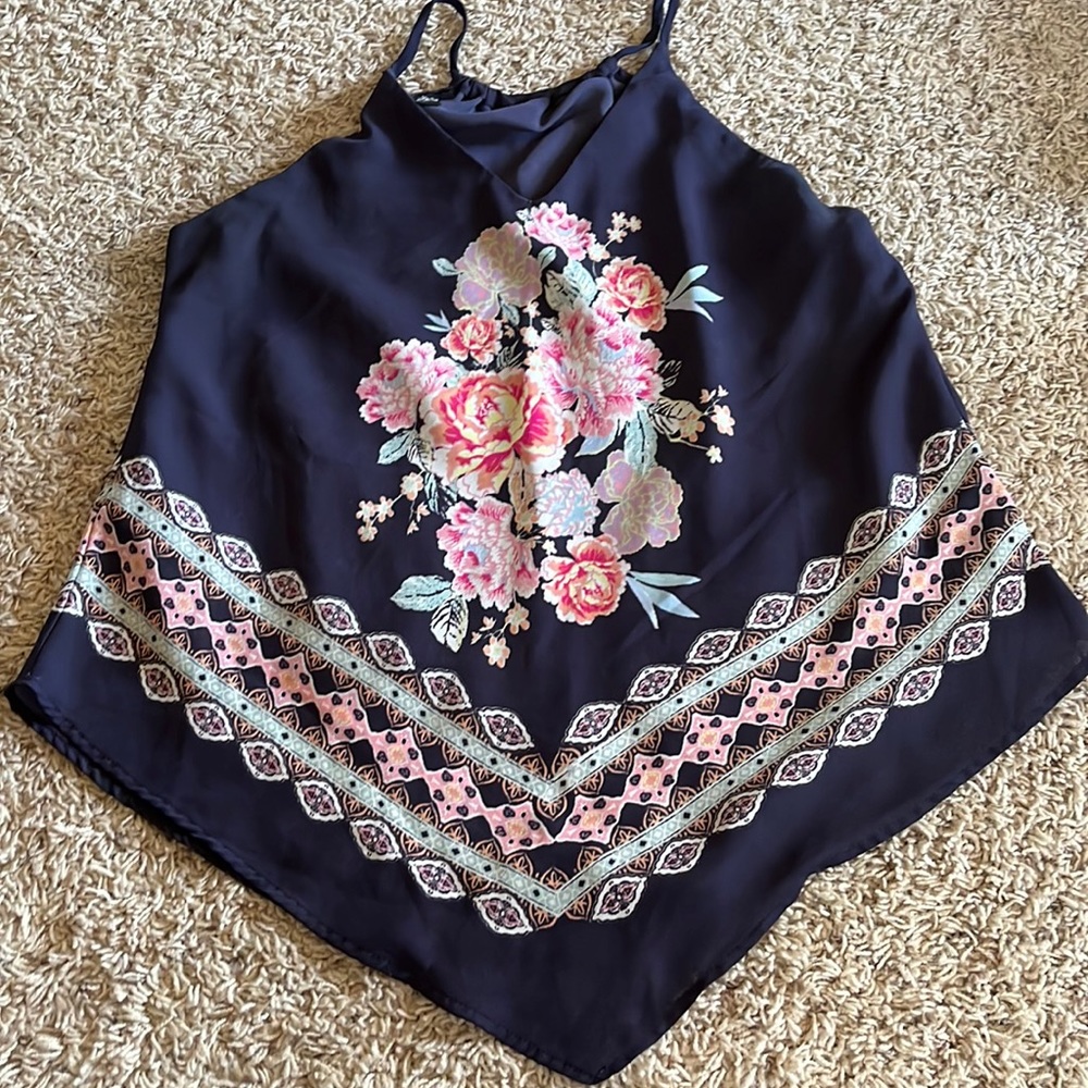 Floral tank top